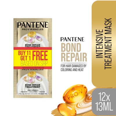 PANTENE - PANTENE Pro-V Miracles Bond Repair Daily Treatment 13ml 11 Plus 1 image