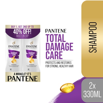 PANTENE - PANTENE Total Damage Care Shampoo Bundle 330ml