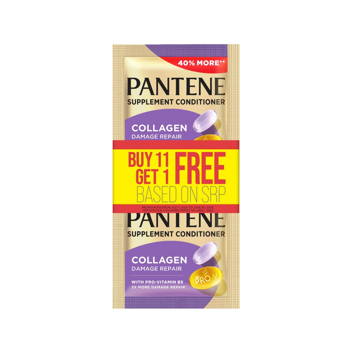 PANTENE 3 Minute Miracle Collagen Repair Conditioner 12ml image