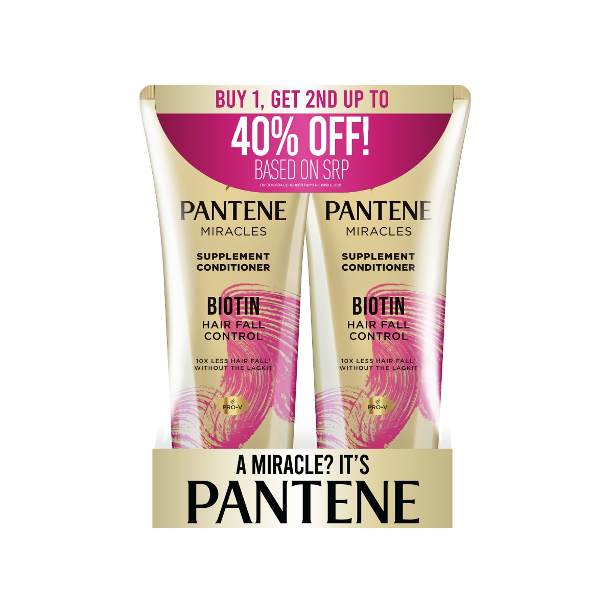 PANTENE Supplement Conditioner Biotin Strength Bundle 300ml