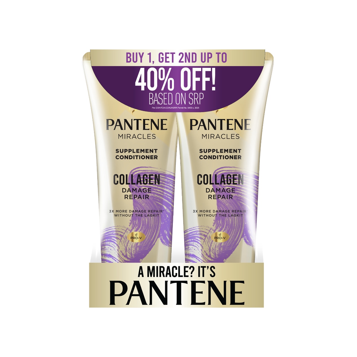 PANTENE Supplement Conditioner Collagen Repair Bundle 300ml