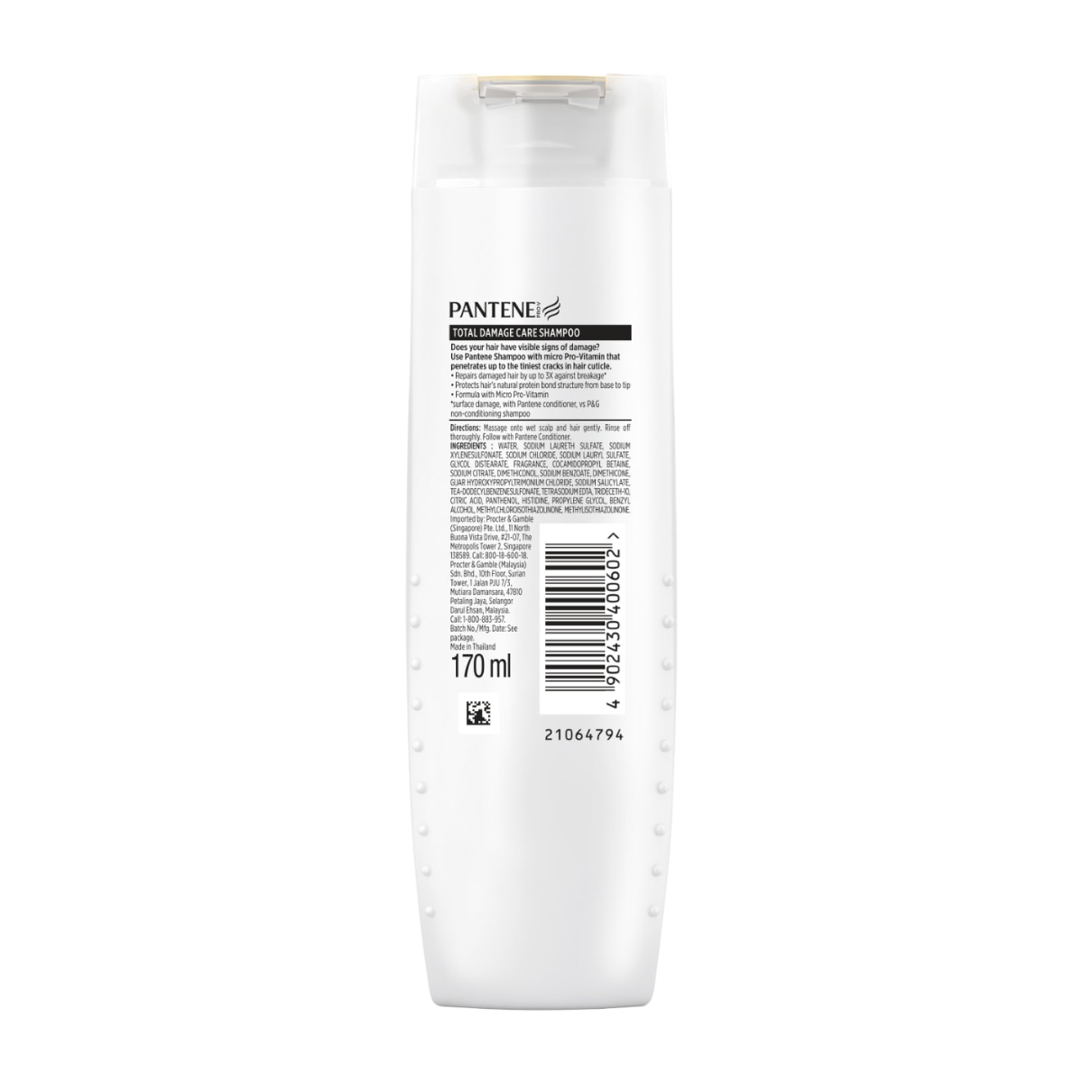 Total Damage Care Pro Vitamin Shampoo 150mL (for damaged/frizzy hair)