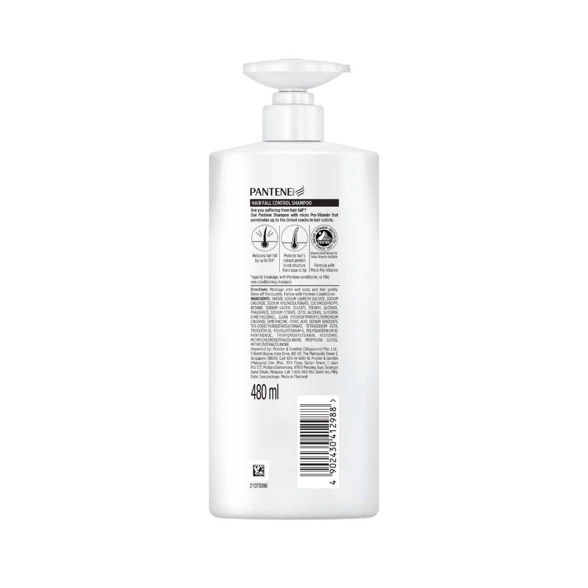 PANTENE Hair Fall Control Pro Vitamin Shampoo 450mL