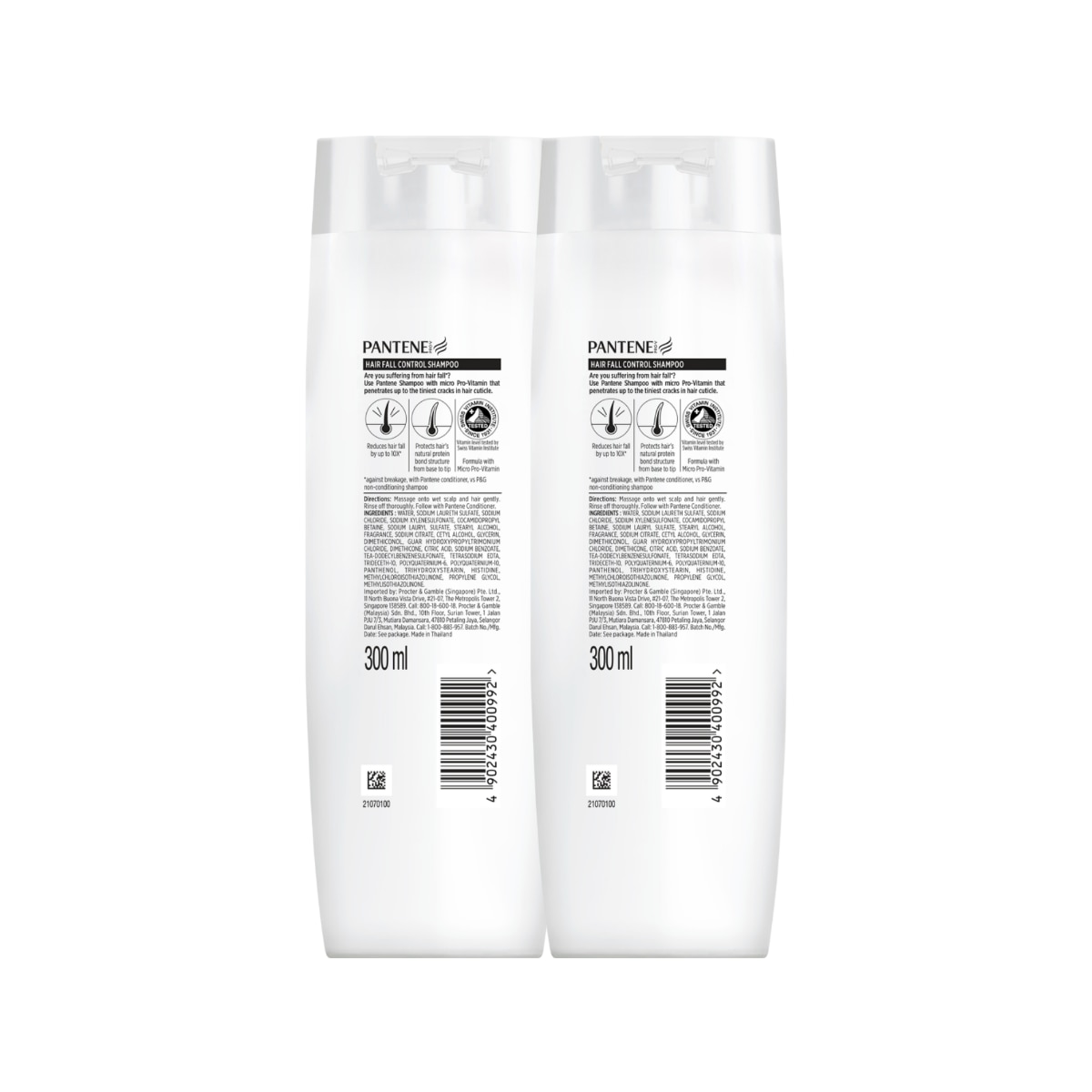 PANTENE Hair Fall Control Shampoo 300ml Buy 2 Get the 2nd at 50% Off