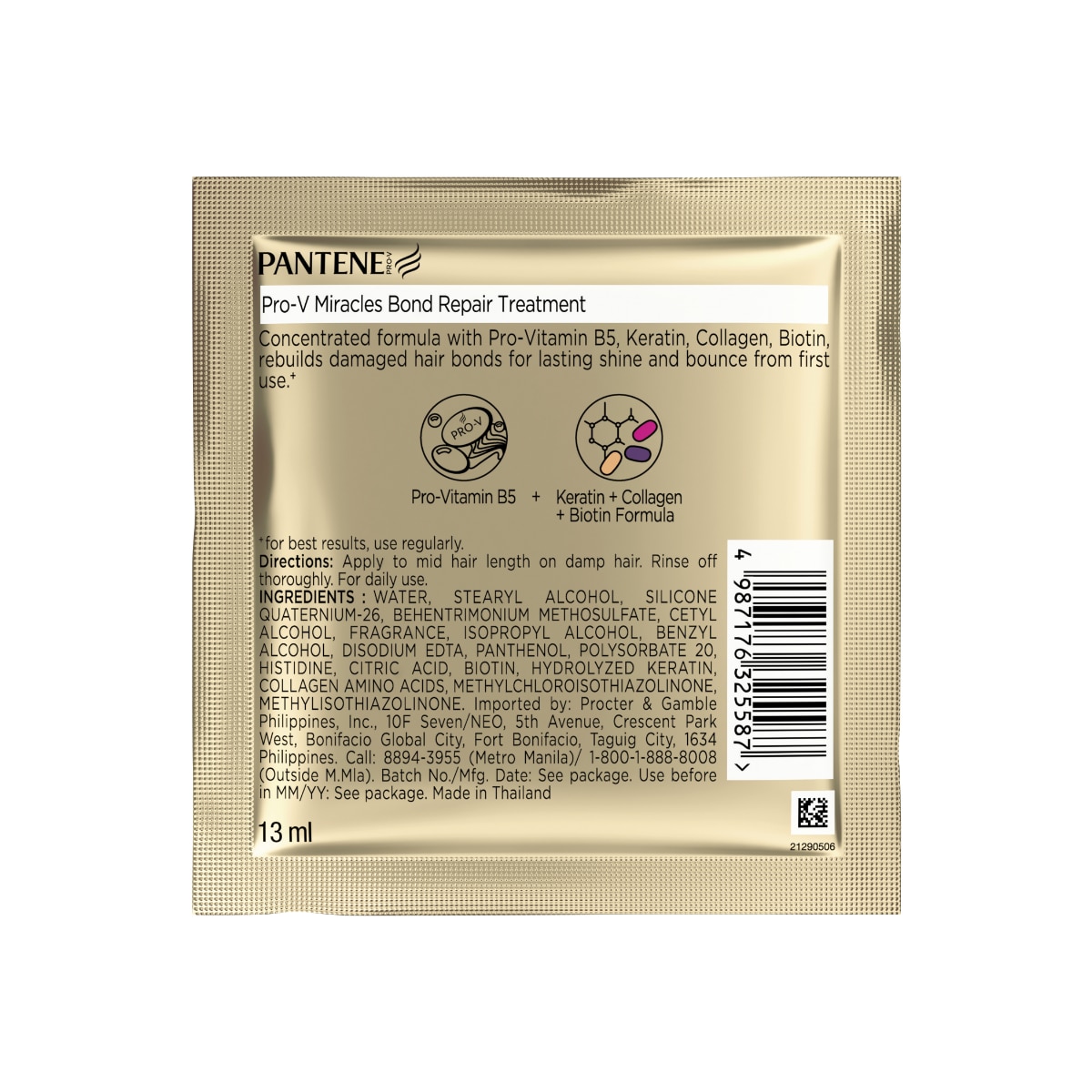 PANTENE Pro-V Miracles Bond Repair Daily Treatment 13ml 11 Plus 1 image