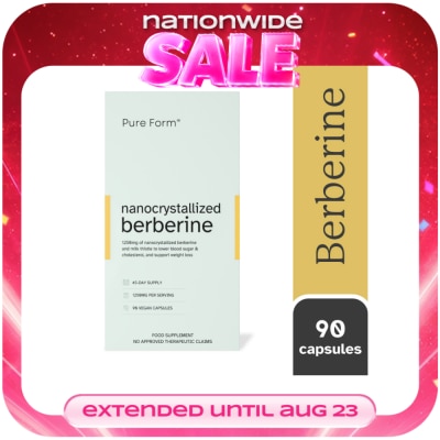 PURE FORM - PURE FORM Nanocrystallized Berberine Capsule image
