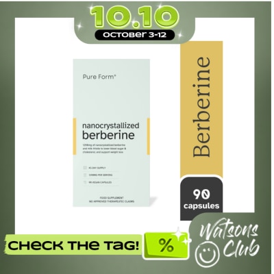 PURE FORM PURE FORM Nanocrystallized Berberine Capsule image