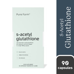 PURE FORM, PURE FORM S-Acetyl Glutathione with Hyaluronic Acid and Collagen  Capsule | Watsons Philippines