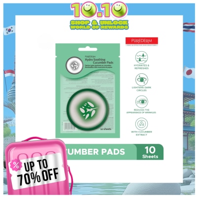 PUREDERM Hydro Soothing Ccumber Pads 10s