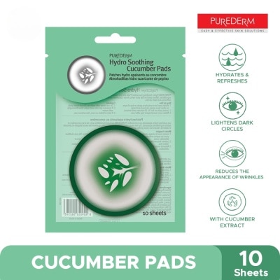 PUREDERM Hydro Soothing Ccumber Pads 10s