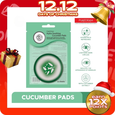 PUREDERM Hydro Soothing Ccumber Pads 10s