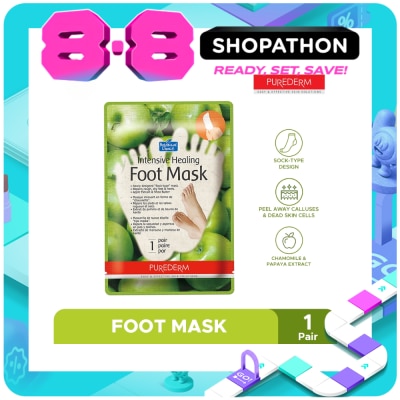 PUREDERM - Intensive Healing Foot Mask 1 Pair image