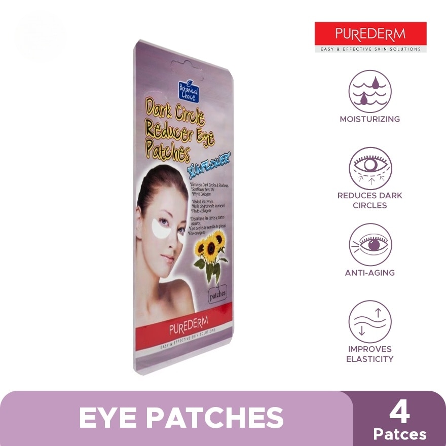 Dark Circle Reducer Eye Patches Sunflower 4pcs