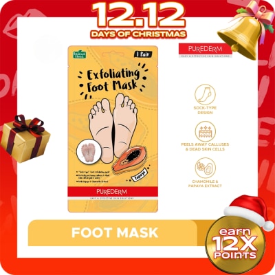 PUREDERM Exfoliating Foot Mask 1 Pair