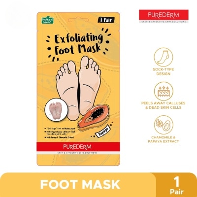 PUREDERM Exfoliating Foot Mask 1 Pair