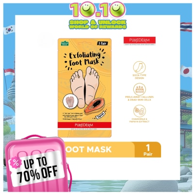 PUREDERM Exfoliating Foot Mask 1 Pair