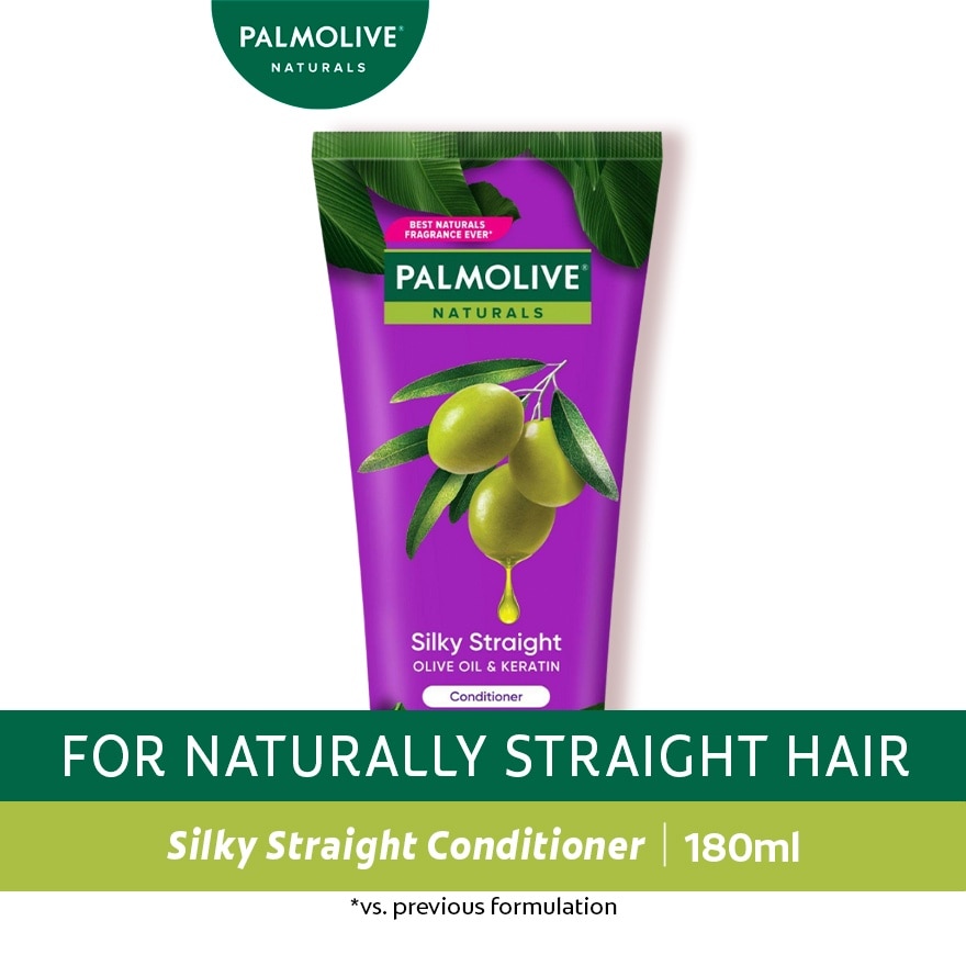 Palmolive Naturals Silky Straight Conditioner 180mL image