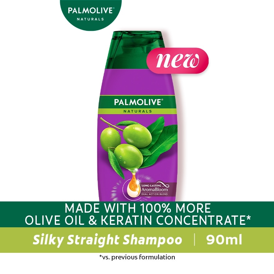 Palmolive Naturals Silky Straight Shampoo 90mL image