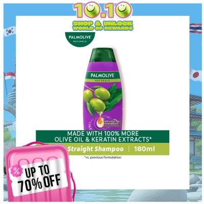 PALMOLIVE Naturals Silky Straight with Keratin Shampoo 180ml