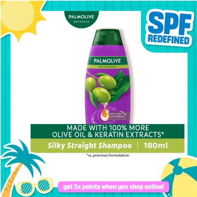 PALMOLIVE - Naturals Silky Straight with Keratin Shampoo 180ml