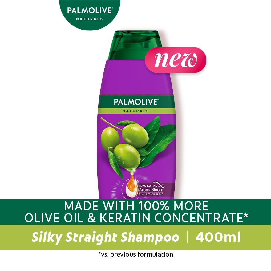 Palmolive Naturals Silky Straight Shampoo 400mL image