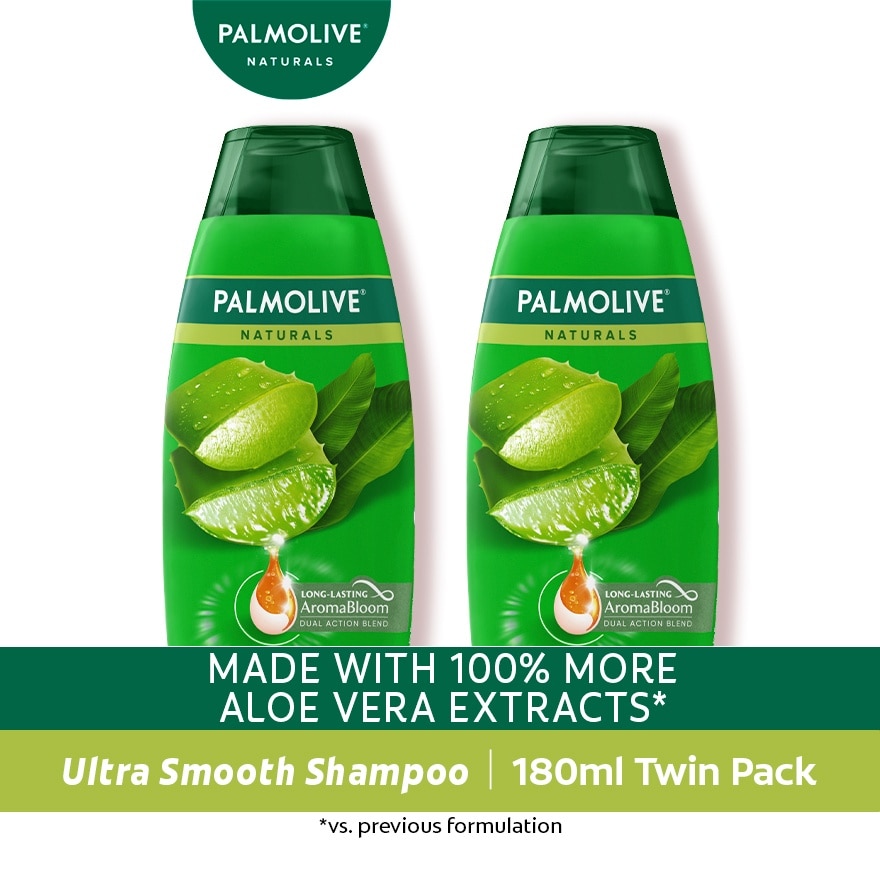 Naturals Ultra Smooth Shampoo 180ml Twin Bottle