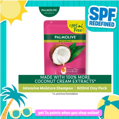 PALMOLIVE - Naturals Intensive Moisture Shampoo Coconut Cream Refill Pack 600mL
