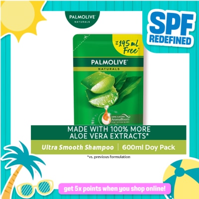 PALMOLIVE - Naturals Ultra Smooth Shampoo Aloe Vera Refill Pack 600mL