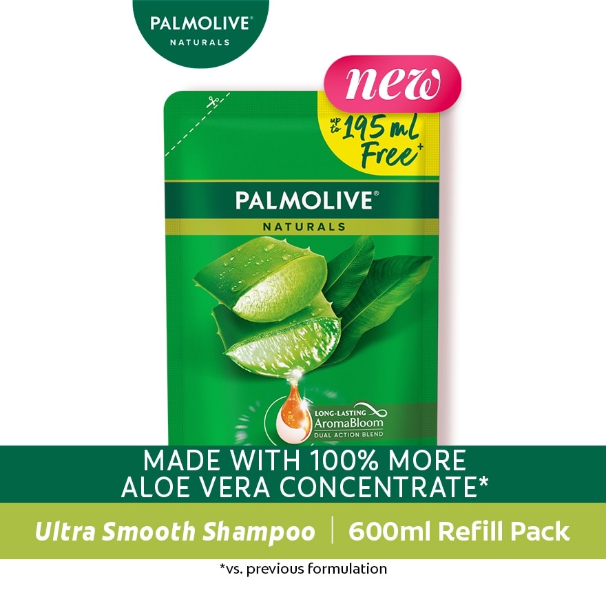 Palmolive Naturals Ultra Smooth Shampoo 600mL Doy