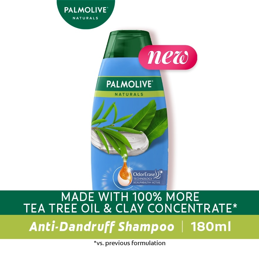 Palmolive Naturals Anti-Dandruff + Scalp Health Shampoo 180mL image