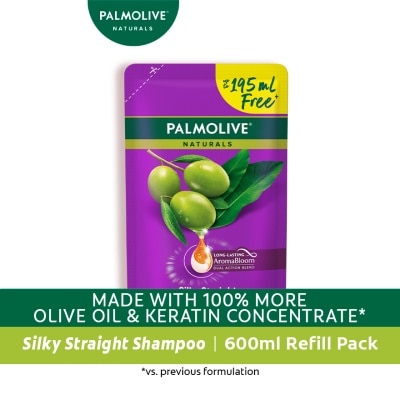 PALMOLIVE - Palmolive Naturals Silky Straight Shampoo 600mL Doy Pack image