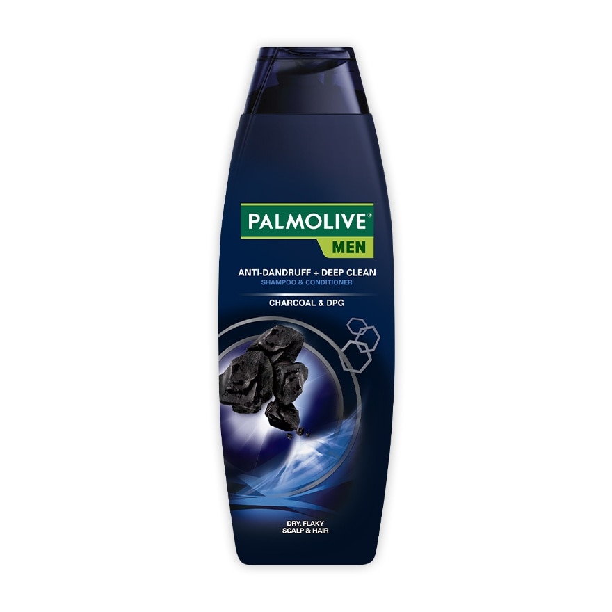 Palmolive Men Charcoal Anti-Dandruff + Deep Clean Shampoo 170mL
