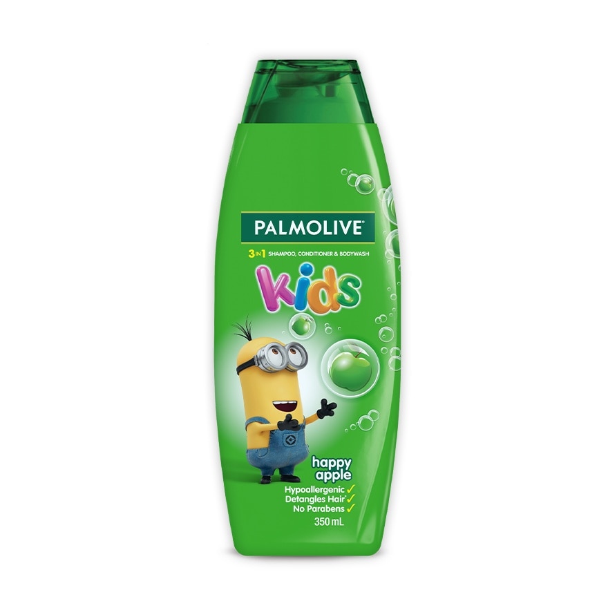 Kids 3-in-1 Shampoo, Body Wash and Conditioner Happy Apple 350ml