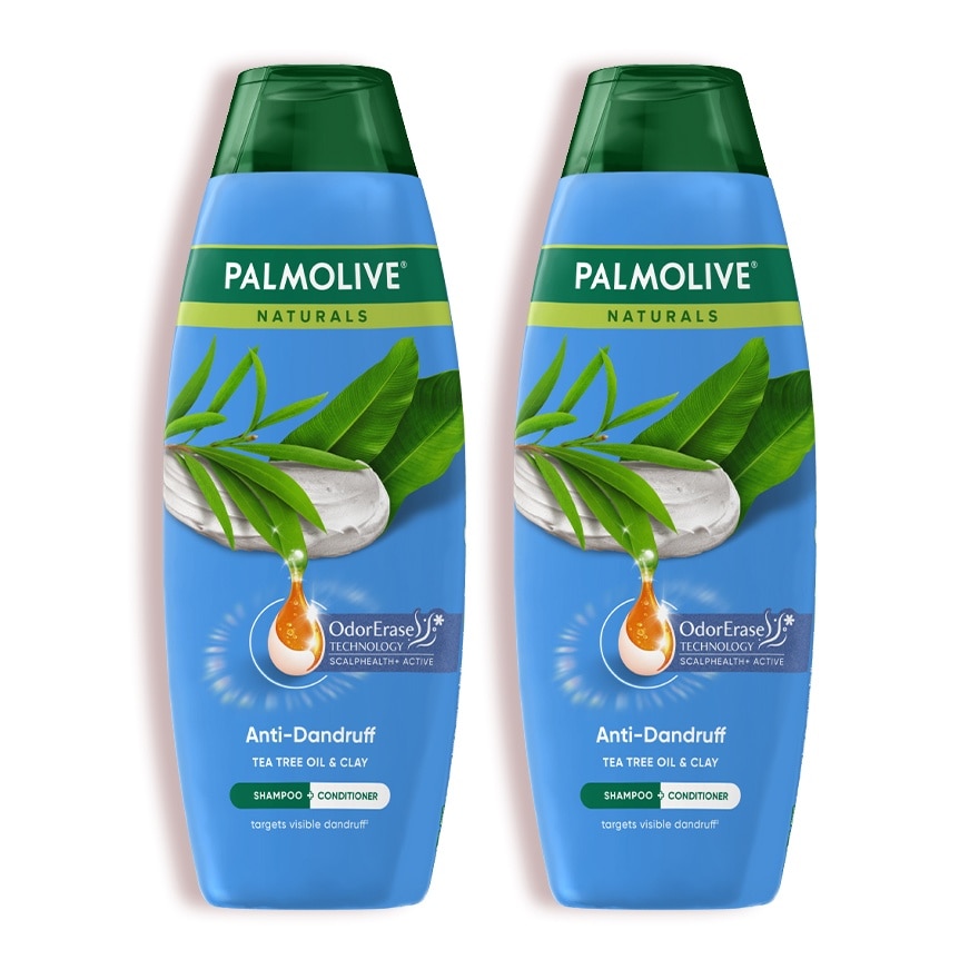 Palmolive Naturals Anti-Dandruff + Scalp Health Shampoo 180mL Twin Value Pack image