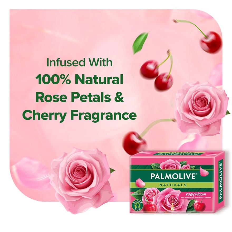 Palmolive Naturals Rosy Bloom Beauty Bar Soap 115g image