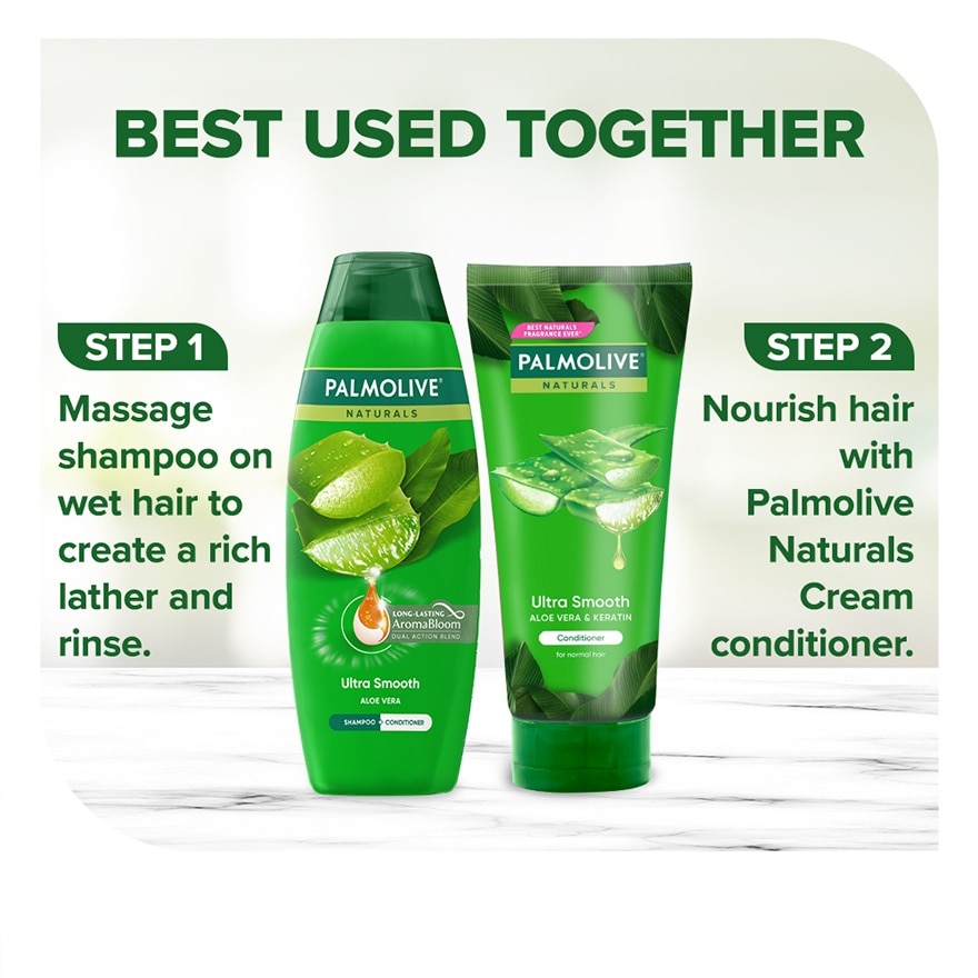 Palmolive Naturals Ultra Smooth Shampoo 15mL Triple Sachet Pack of 6 image