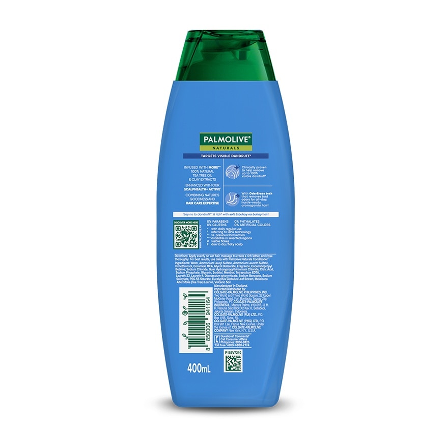Palmolive Naturals Anti-Dandruff + Scalp Health Shampoo 400mL image