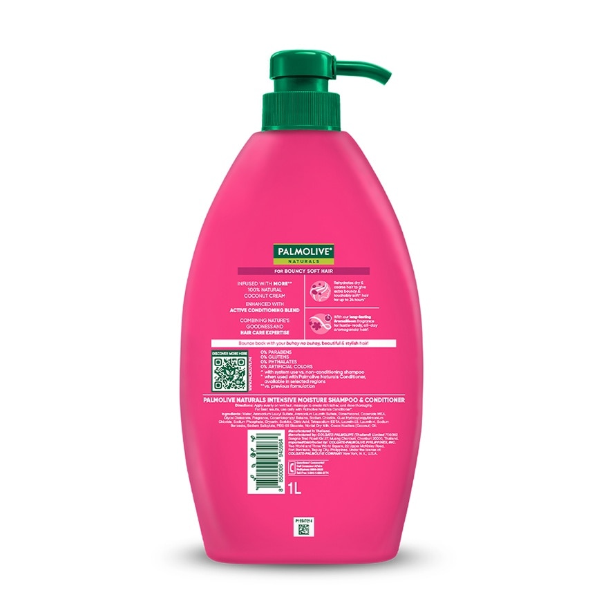 Palmolive Naturals Intensive Moisture Shampoo 1L Pump image