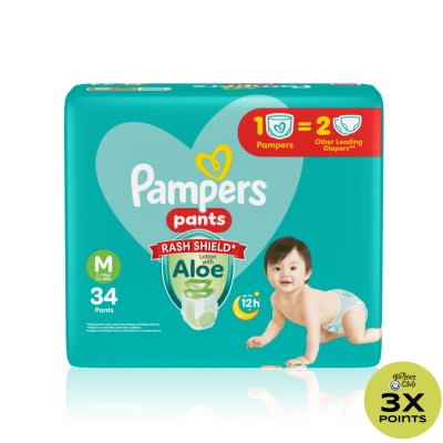PAMPERS PAMPERS Baby Dry Pants Value Diaper Medium 34s