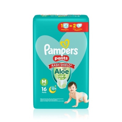 PAMPERS Baby Dry Pants Economy Diaper Medium 16s