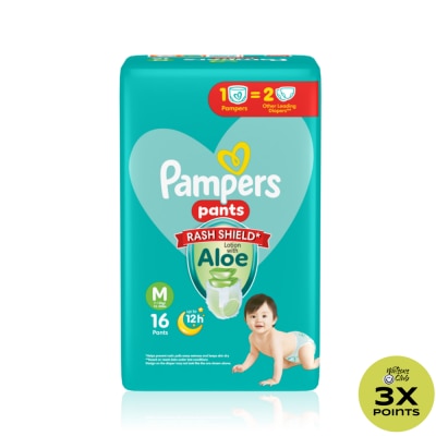 PAMPERS Baby Dry Pants Economy Diaper Medium 16s