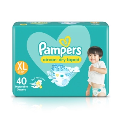 PAMPERS PAMPERS Baby Dry Taped Diapers XL 40s