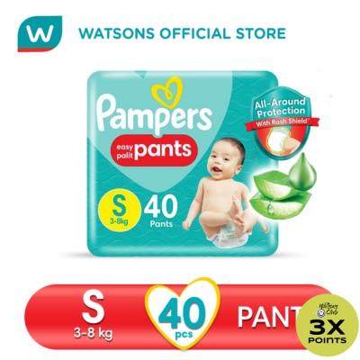 PAMPERS Baby Dry Pants Diaper Small 40s