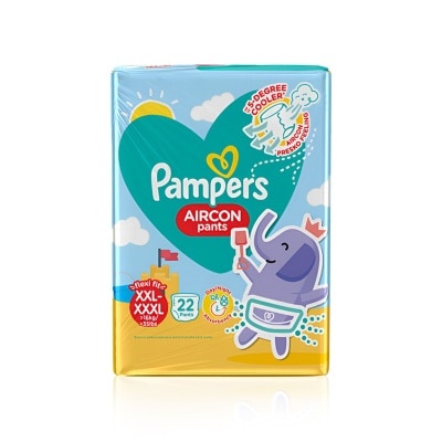PAMPERS - PAMPERS Aircon Pants Value Pack Diapers XXL 22s