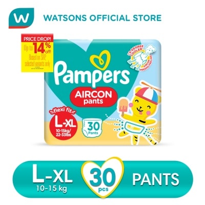 PAMPERS PAMPERS Aircon Pants Value Pack Diapers Large 30s