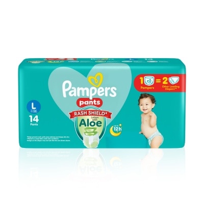 PAMPERS Baby Dry Pants Economy Diaper Large 14s Promo Pack