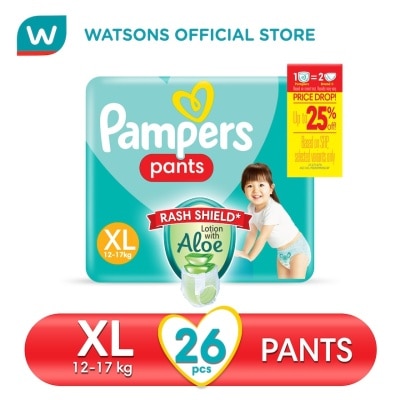 PAMPERS PAMPERS Baby Dry Pants Value Diaper XL 26s Promo Pack