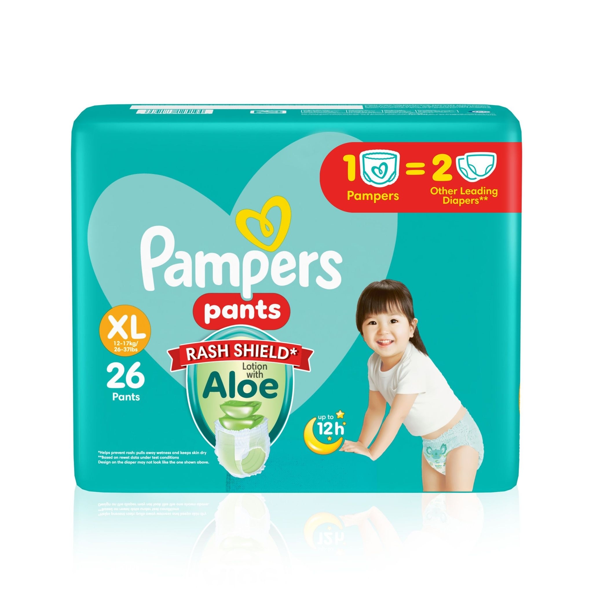 PAMPERS Baby Dry Pants Value Diaper XL 26s Promo Pack