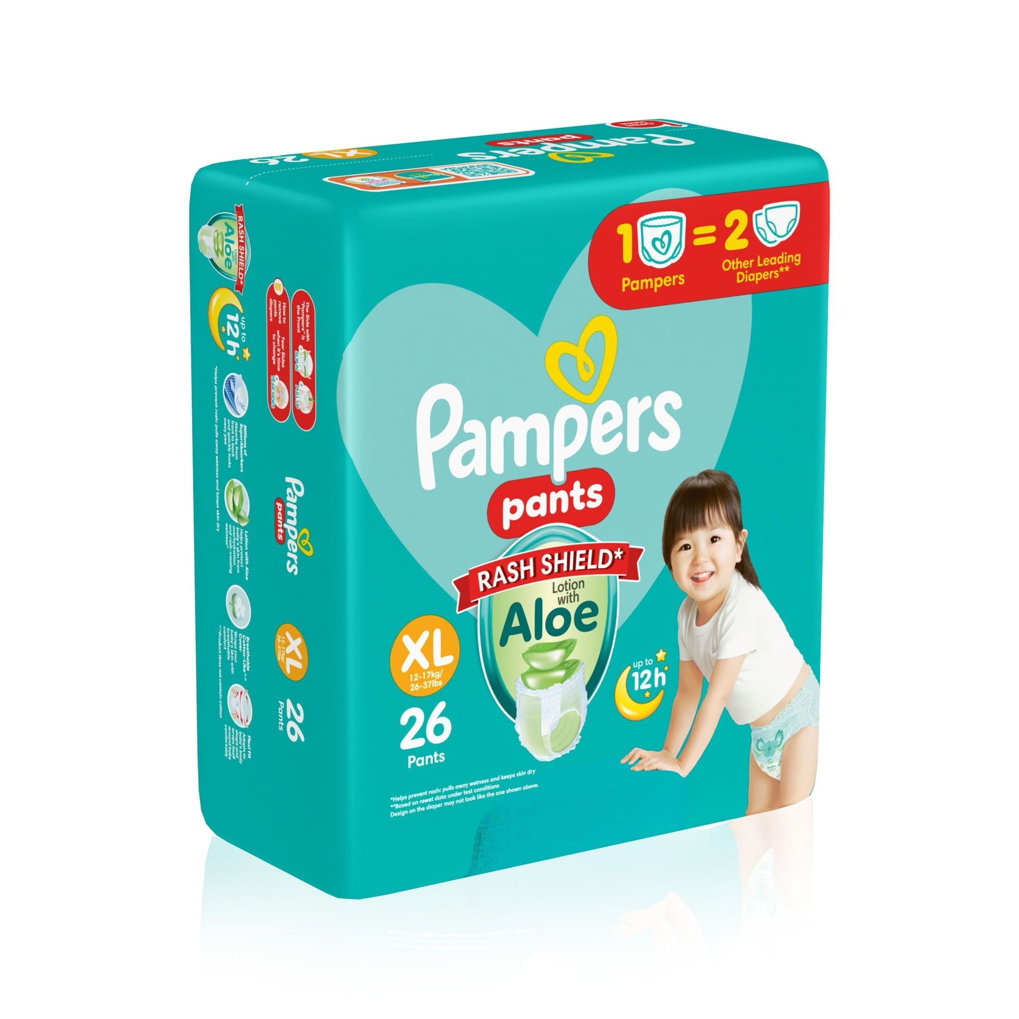 PAMPERS Baby Dry Pants Value Diaper XL 26s Promo Pack