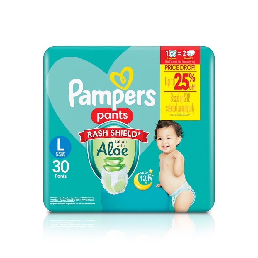 PAMPERS Baby Dry Pants Value Diaper Large 30s Promo Pack